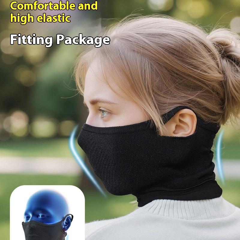 Cycling Face Mask - Jesienno-zimowa sportowa bandana rowerowa z uchwytami
