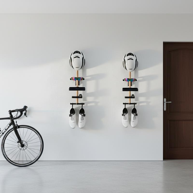 Cycling Gear Organizer Wall - Uchwyt na biurko do roweru, organizer,