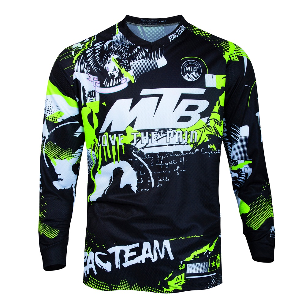 Cycling Gear Shop - Koszulka rowerowa MTB z długim rękawem,