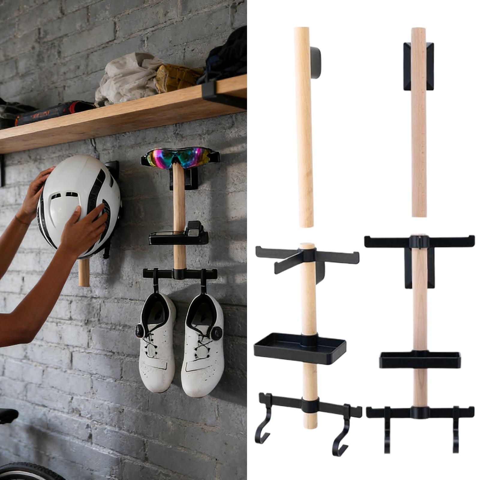 Cycling Gear Organizer Wall - Uchwyt ścienny do przechowywania sprzętu rowerowego,