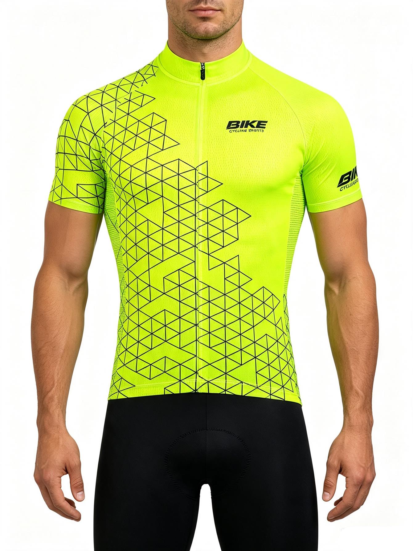 Cycling Jersey - Męski letni zestaw kolarski: koszulka i
