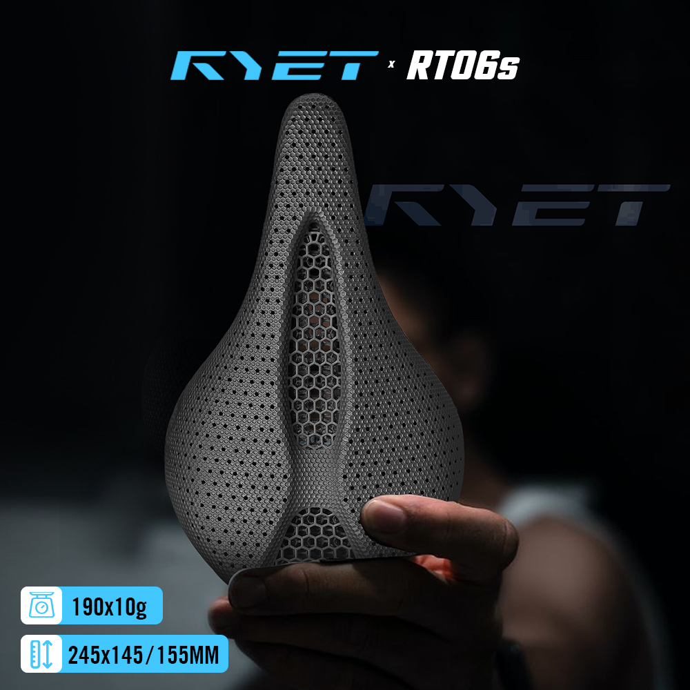 Carbon Fiber Saddle - Siodło rowerowe 2026 RYET drukowane 3D/VCM,
