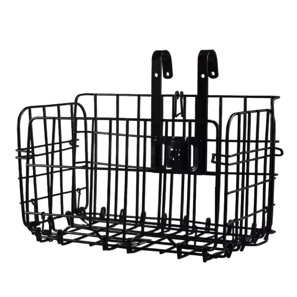 Cycling Gear Shop - Koszyk rowerowy przedni/tylny, siatkowy, odpinany, metalowy