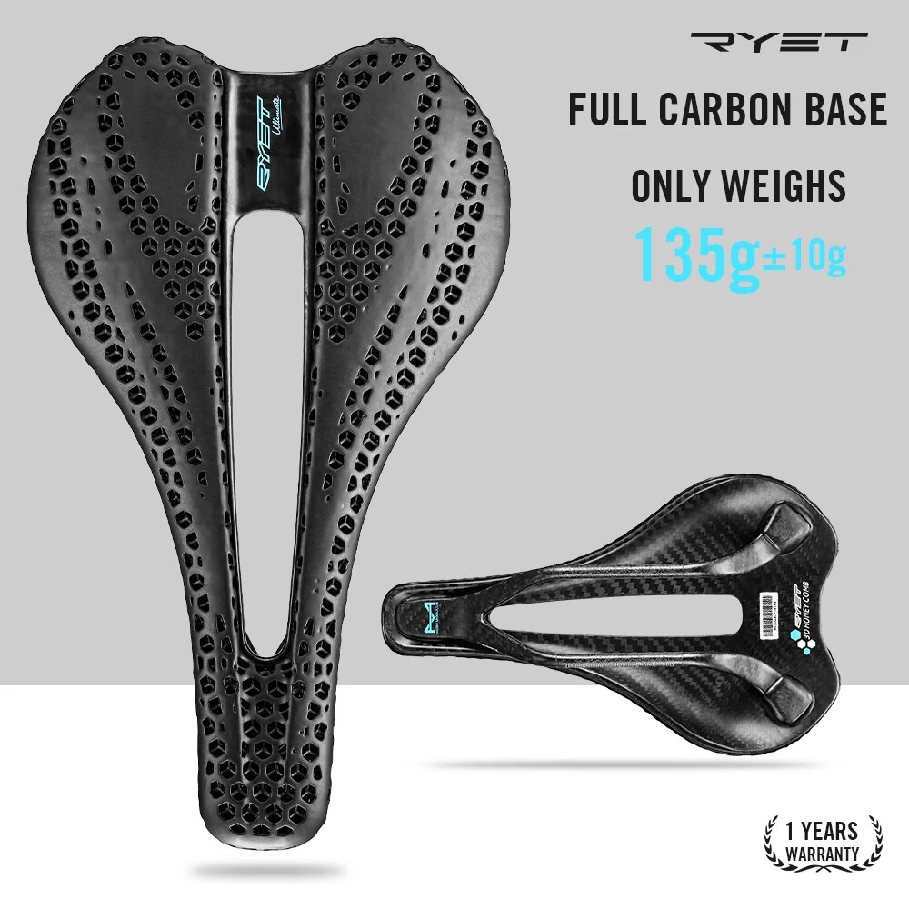 RYET Carbon 3D Printed Saddle  – Carbon Fiber Saddle recenzja i cena