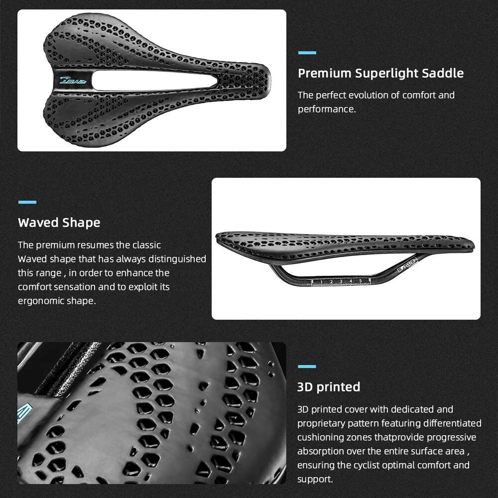 RYET Carbon 3D Printed Saddle  – Carbon Fiber Saddle recenzja i cena