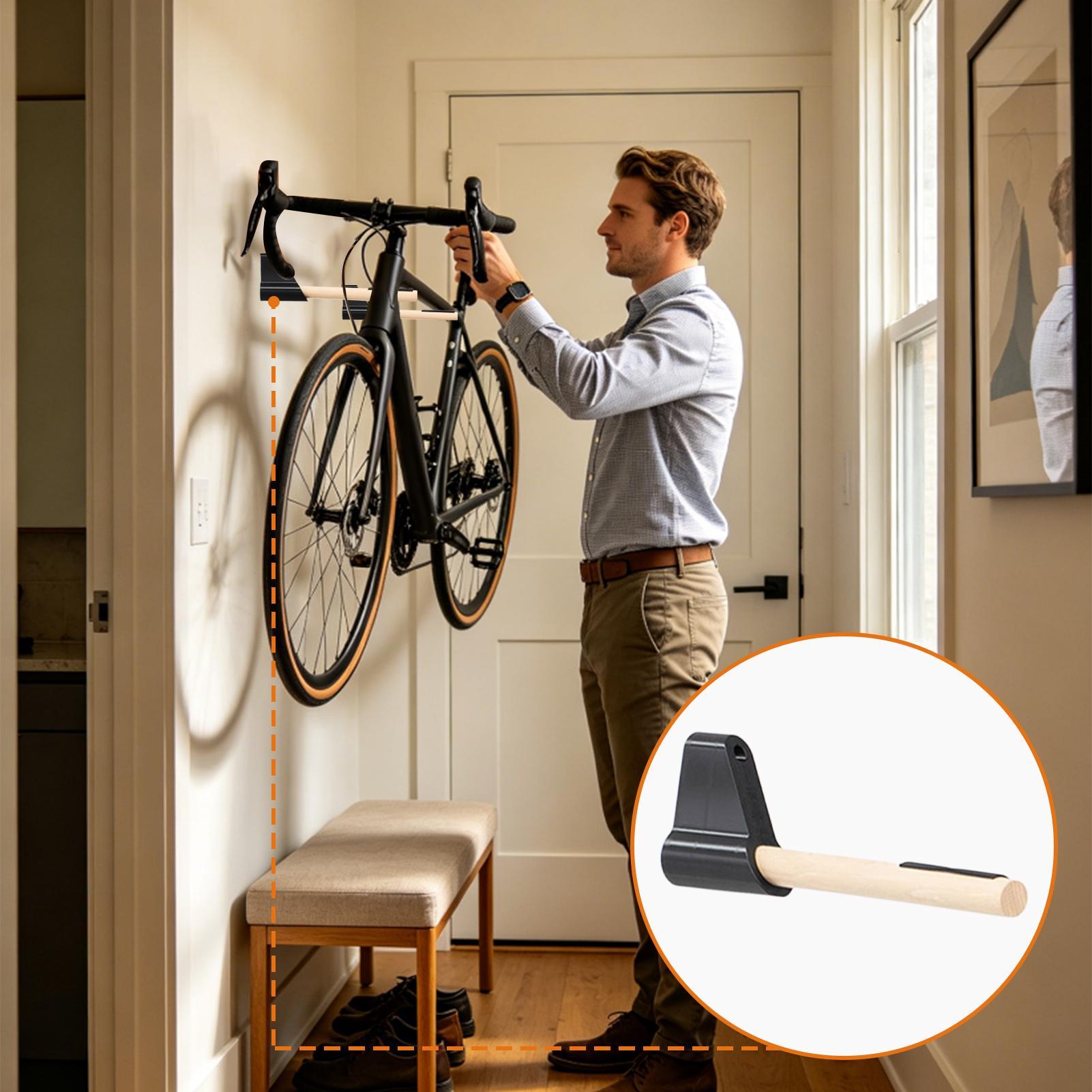 Uchwyt ścienny na rower - pozi – Cycling Gear Organizer Wall recenzja i cena