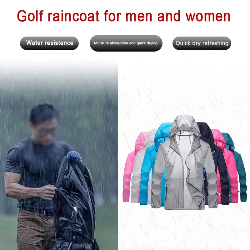 Golfowy płaszcz przeciwdeszczo – Cycling Gear Jacket recenzja i cena
