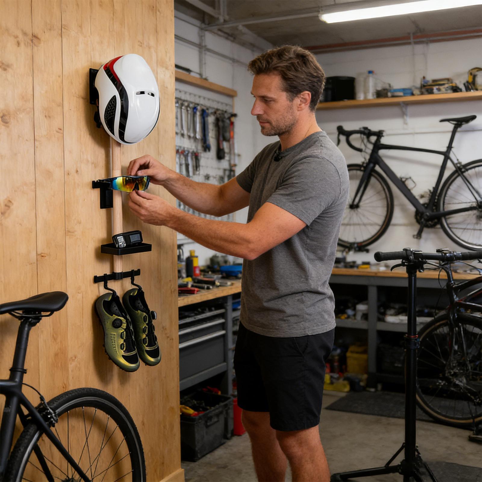 Pionowy organizer na akcesoria – Cycling Gear Organizer Wall recenzja i cena