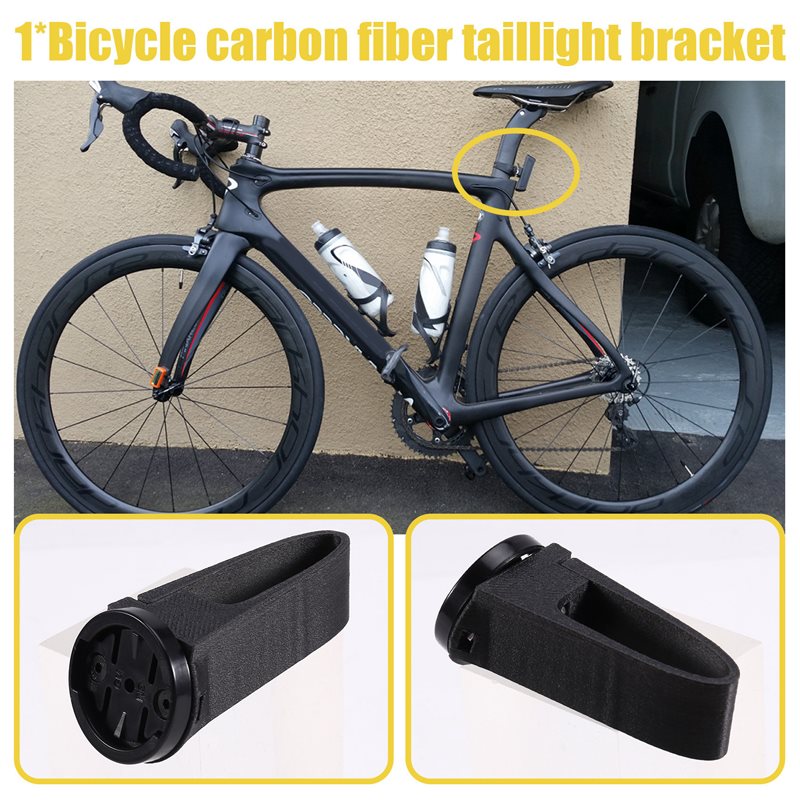 ABVH - Uchwyt na lampkę rowero – Carbon Fiber Saddle recenzja i cena