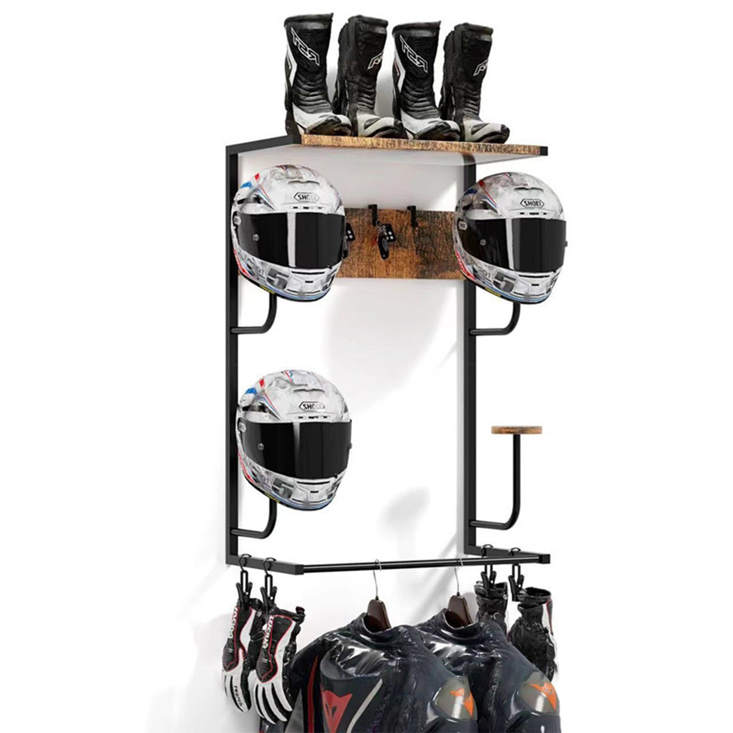 Uchwyt na kask motocyklowy, śc – Cycling Gear Organizer Wall recenzja i cena